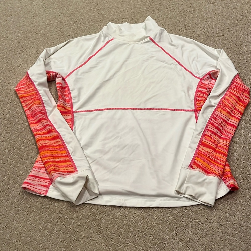 Athleta size large rash guard with back pocket